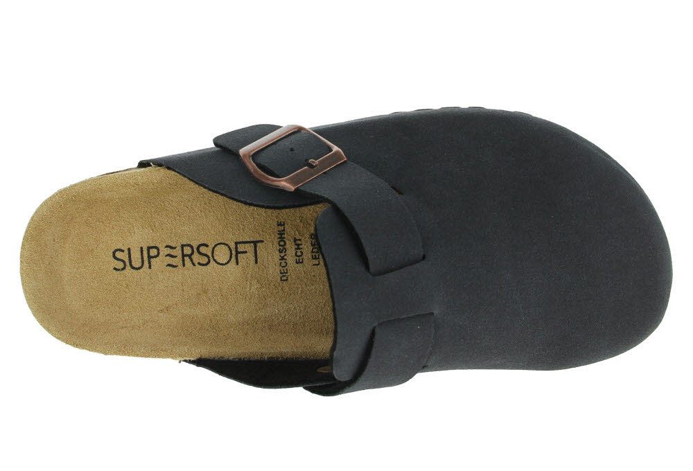Supersoft Damen Clogs mit Fußbett