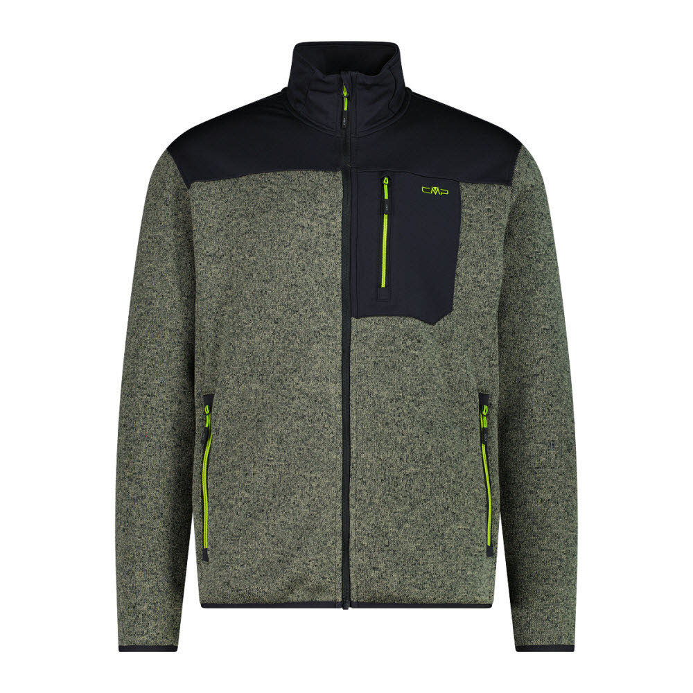 CMP Fleecejacke in Knit Tech Jacquard fü